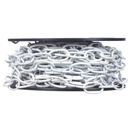 Campbell Chain & Fittings Campbell Chain 5365408 No.10 Metal Decorative Chain; White - 0.14 in. Dia. x 1.24 in. 5365408
